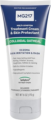 MG217 Crema corporal para eccema con 2% avena coloidal - Tubo de 6 onzas