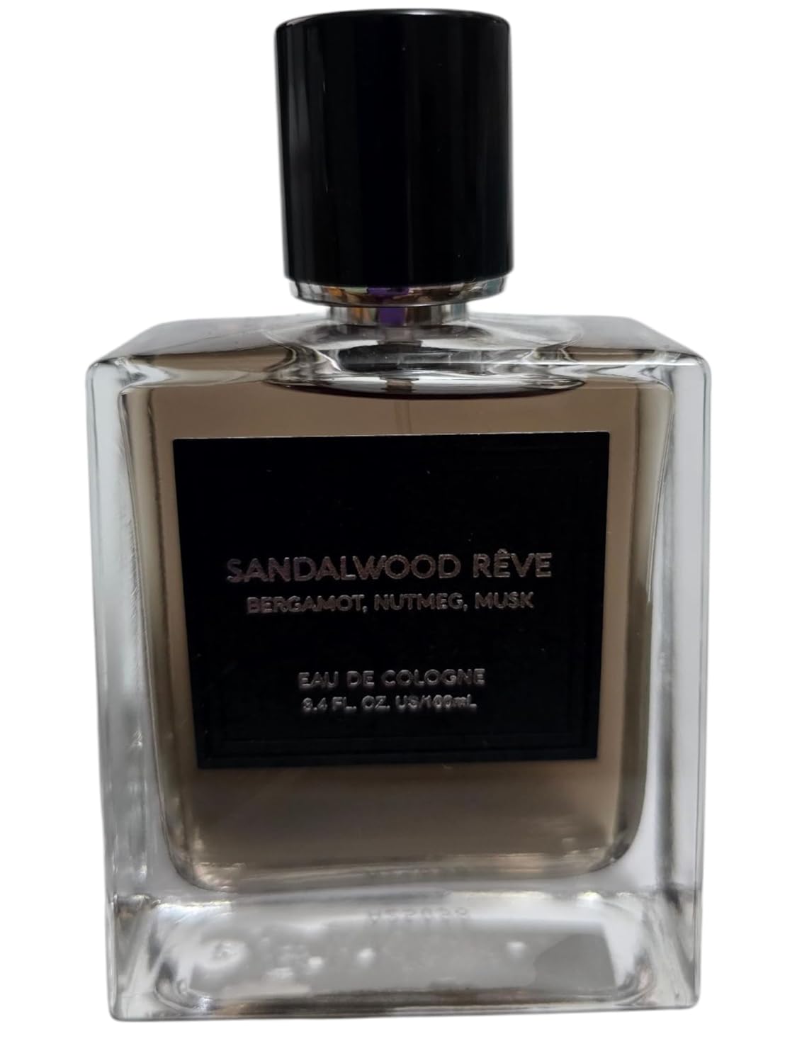 Tru Fragrance Sandalwood Reve For Men With Notes Bergamot, Nutmeg, Musk Eau De Cologne 3.4.fl.oz/ 100ml Unboxed