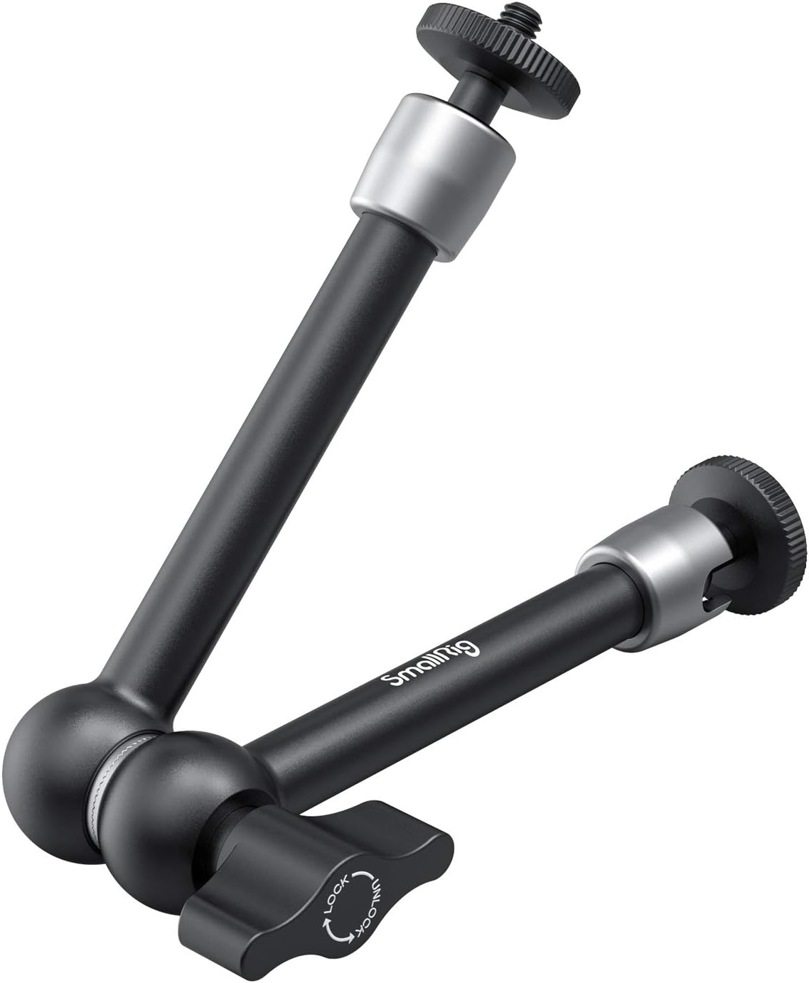 9.8 inch Adjustable Articulating Magic Arm with Both 1/4" Thread Screw for LCD Monitor/LED Lights - 2066B