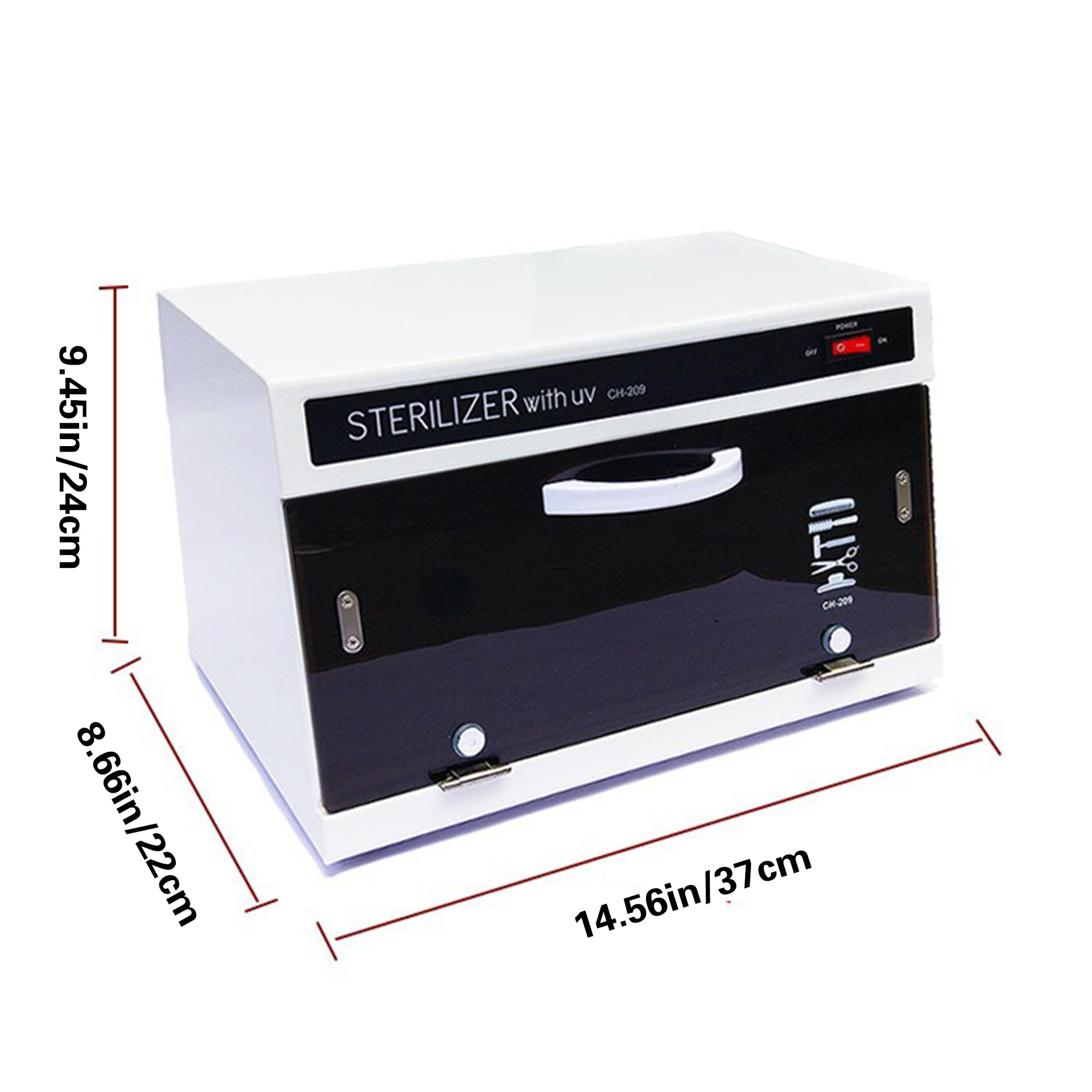 Gabinetto Di Disinfezione Con Sterilizzatore Uv Di Grande Capacità Per Spa, Unghie, Tatuaggi, Strumenti Dentali E Utensili Da Barbiere - Sicurezza Di Grado Medico, Ideale Per Saloni Di Bellezza