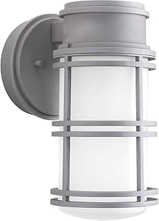 Progress Lighting Bell LED Collection 1-Light Etched Glass Craftsman Out...