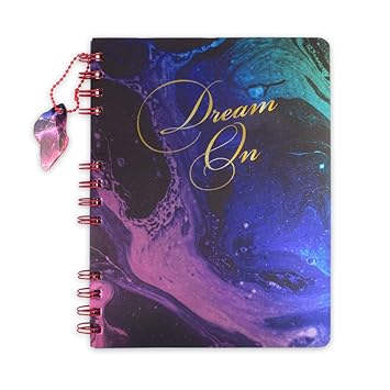 Doodle Dream on Spiral Bound Notebook Diary with Bookmark Dangler (B5, 80 GSM,160 Pages6.5 X 8.5 Inches,)