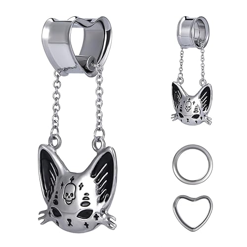 Heart Gauges For Ears - 9/16"(14mm)