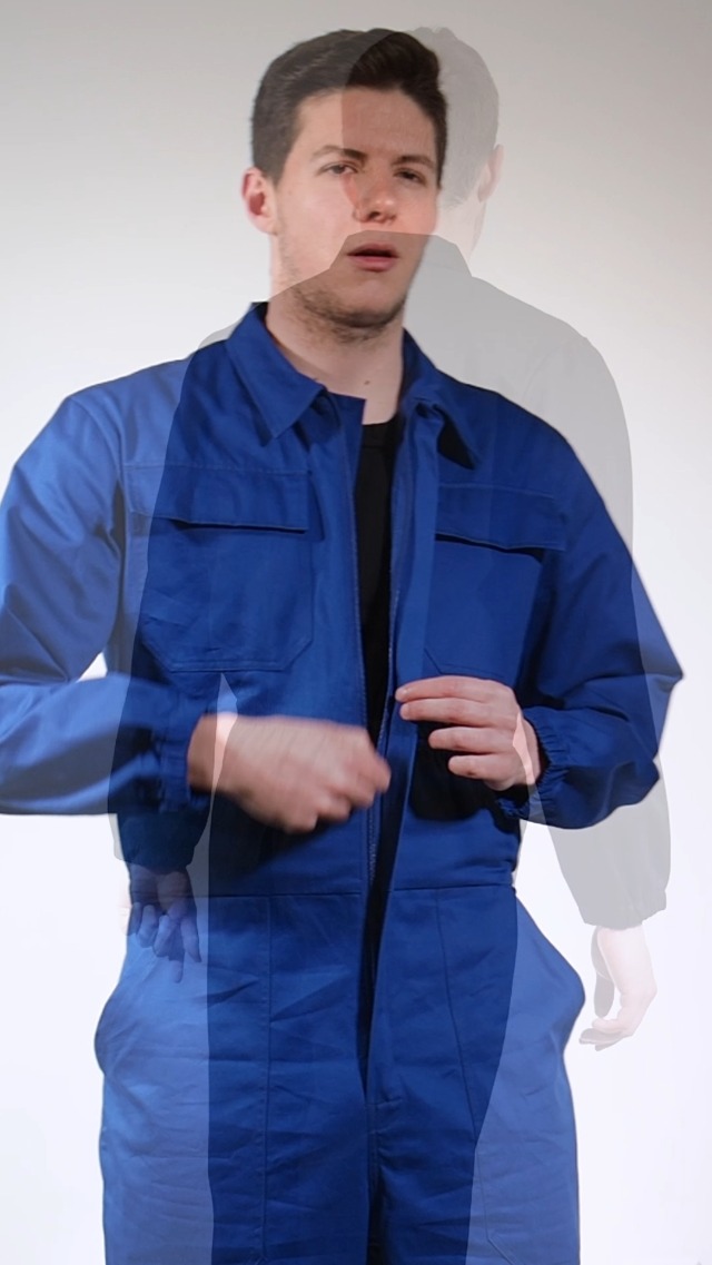 Tuta Officina Tuta Da Lavoro Unisex In Cotone Da Uomo, Tuta Intera