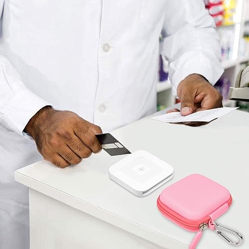 Vista 35 de Comecase Estuche para lector de tarjetas, soporte duro para bolsa de transporte para Square A-SKU-0485 sin contacto y lector de chips con cable