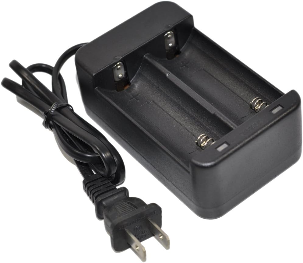 26650 Battery Charger AC Wall Dual Twin Double Channel Universal for 3.2V/3.6V/3.7V li-ion 22650 Rechargeable s1a