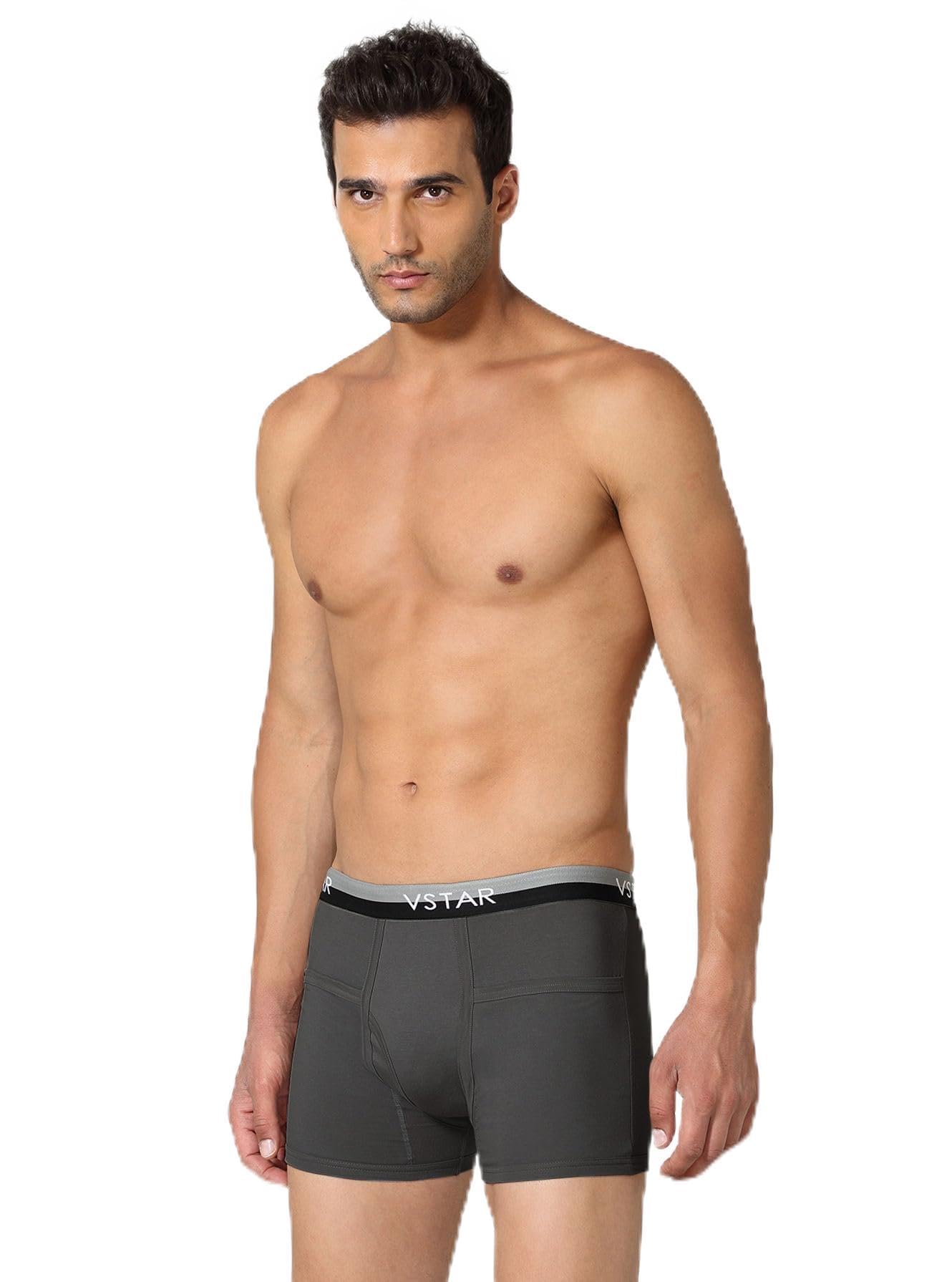 vstar Arrow NEO Men’s Premium Cotton Trunk with Pouch Fly, Side Pockets & Moisture-Wicking Breathable Fabric-picture-17