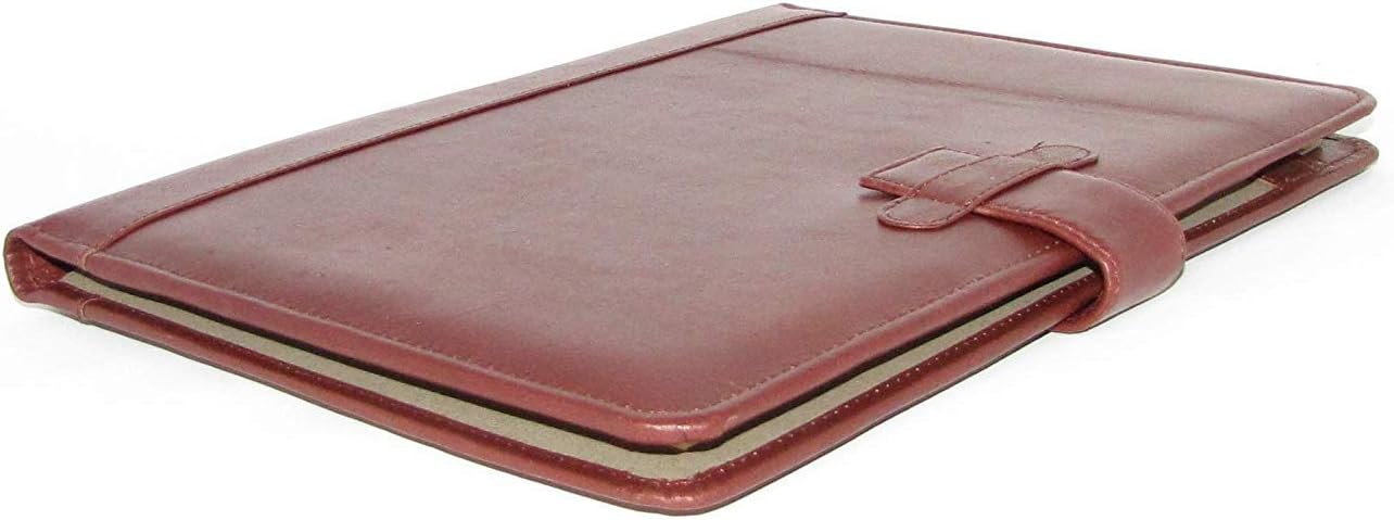 Leaving Gift, A4 Executive Leather Folder with Message on the Leather and the Gift Box, PA124 Thank You Gift for Teacher -Teaching Assistant,Nursery Teacher