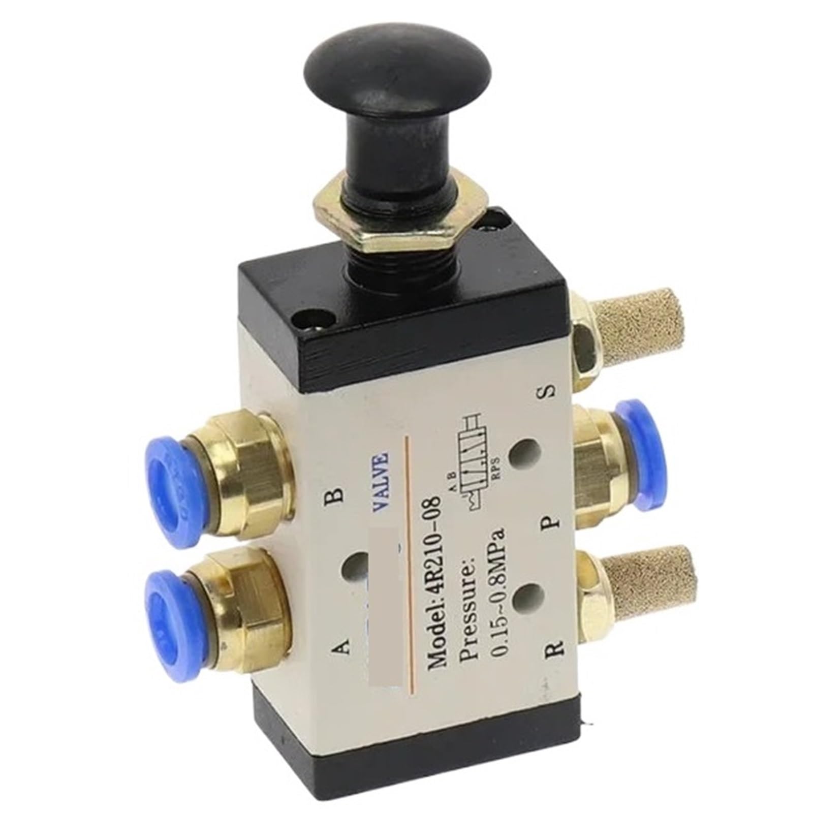 Vanne d'inversion 1/4" mécanique pour distributeur d'air 5 ports 2 positions