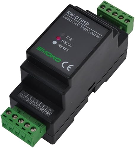 Miniatura 2 de CGOLDENWALL RW-GT01D Transductor transmisor de amplificador de sensor de célula de carga guía RS232  RS485 5-12V (señal de salida RS232)