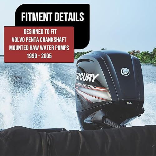 Miniatura 2 de Amortiguador de goma de la orejeta de la parada del montaje de la bomba de agua para los motores Volvo Penta 1999-2005