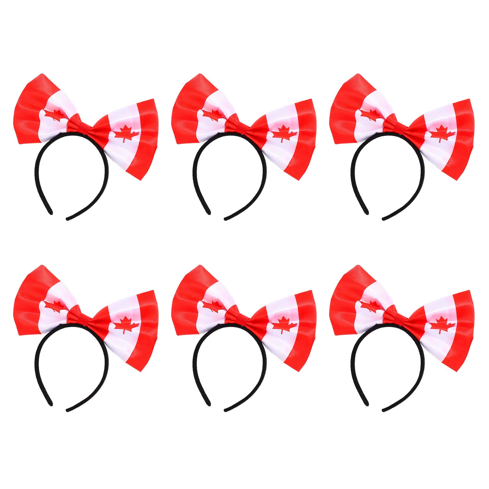 hogtnd 6-Piece Set of 2026 Football Event Headbands, Country Flags Pattern, Offer for Sports Events and Festivals, National Flags Headband