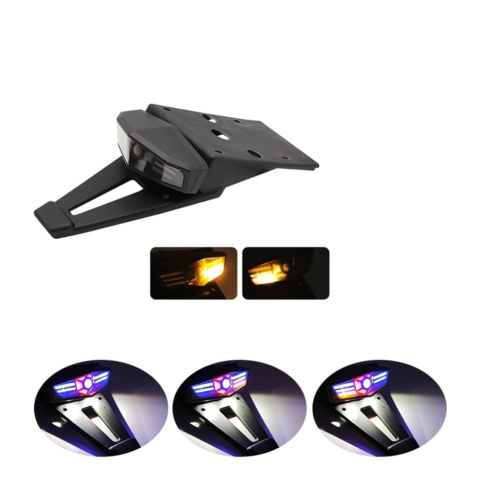Fanale posteriore per moto Per Bobber Universal Signal Lamp Taillight Dirt Bike Motorcycle Led Rear Tail Turn Signals Brake Light Stop Indicatora Motorcycle Led Tail Lights