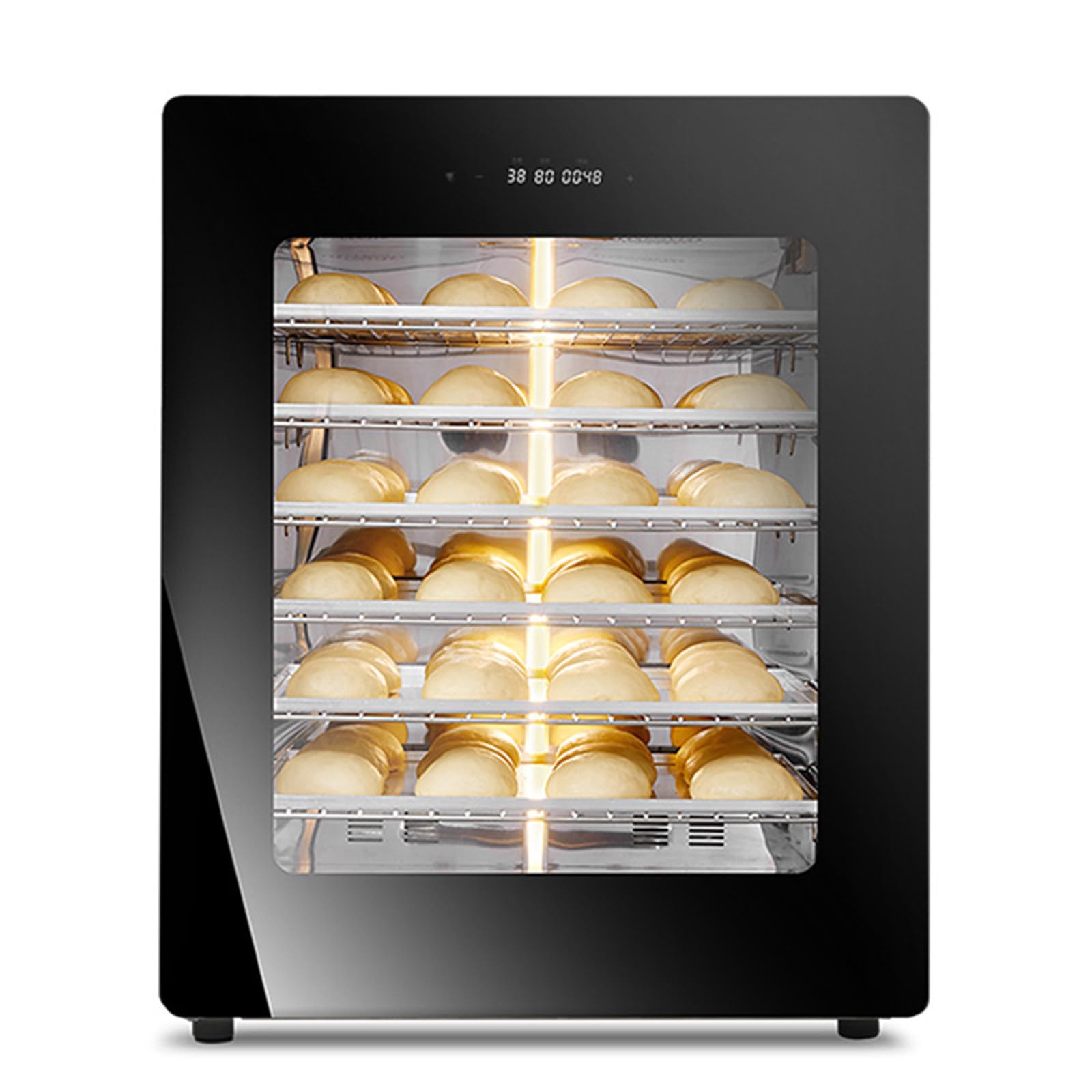 CGLYYDS 100l Commercial Dough Proofer Box, 6 Layer Stainless Steel Bread Fermentation Machine for Bread,Pizza,Sourdough,Yogurt,Natto – Compact Fermentation Incubator for Home Bakers