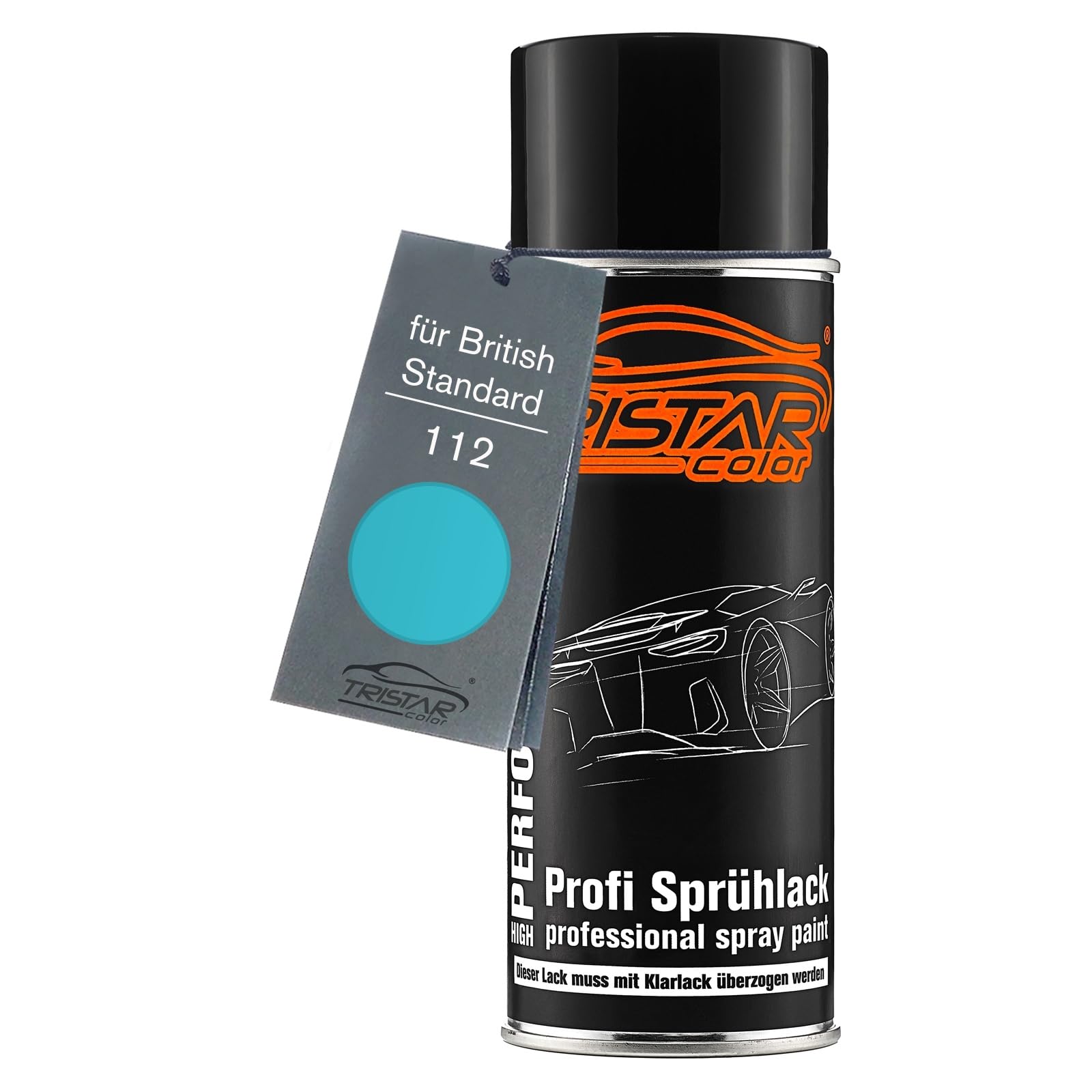 Tristarcolor Arctic Blue Car Paint Spray Can For British Standard 112 Base Coat Spray Can 400Ml