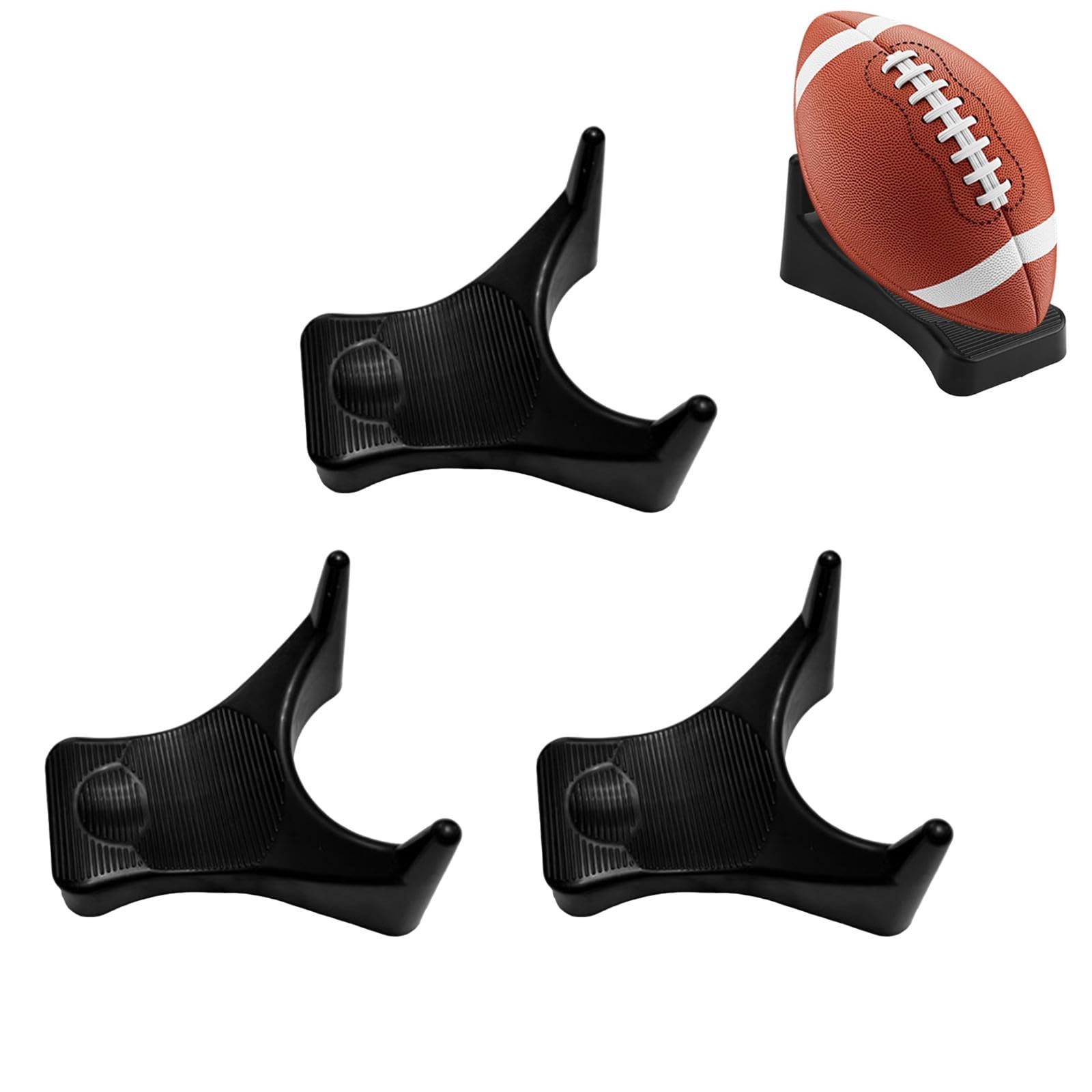 F Fityle 3X Fußball-Design Kickoff-Tees Rugby Kicking Tees Praktische rutschfeste American Football Halter für Training
