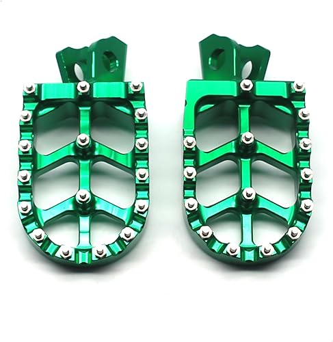 Miniatura 10 de MZS Estriberas de motocross anchas negras compatibles con KX250 KX450 KX250F KX450F KX250X KX450X CR125 CR250 CR250 CRF150R CRF250R CRF250 RALLY