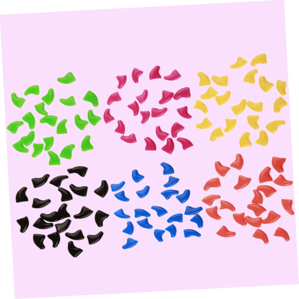 FRCOLOR 360 Pièces Capsules Ongles protège-Ongles pour Chats Casquettes Griffes de Chat Casquettes à Griffes Le Chien Ensemble d'ongles Couverture Anti-Rayures Couverture de Griffe de Chat