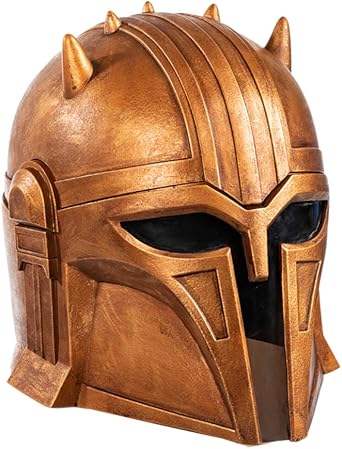 Mando Armorer Helmet Blacksmith Cosplay Mask Costume Props for Adult (Resin)