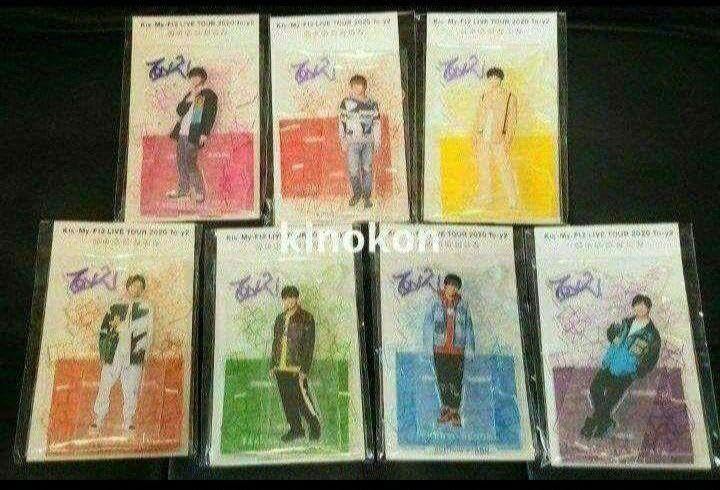 Kis-My-Ft2 キスマイ To-y2 ライブフォトカード LIVE DVD & Blu-ray