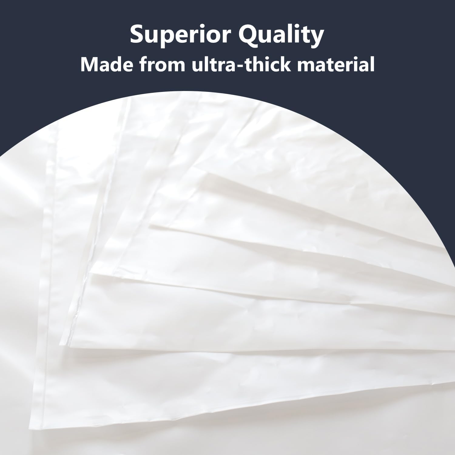 6.5Mil Clear Plastic Dust Collector Bags for Woodworking Dust Filter Drums and Systems, Upgraded Heavy-Duty Replacement Bags, 5-Pack