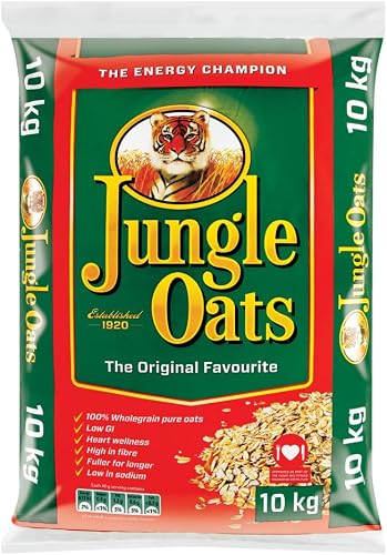 Jungle Original Rolled Oats Breakfast Cereal, 10 kg