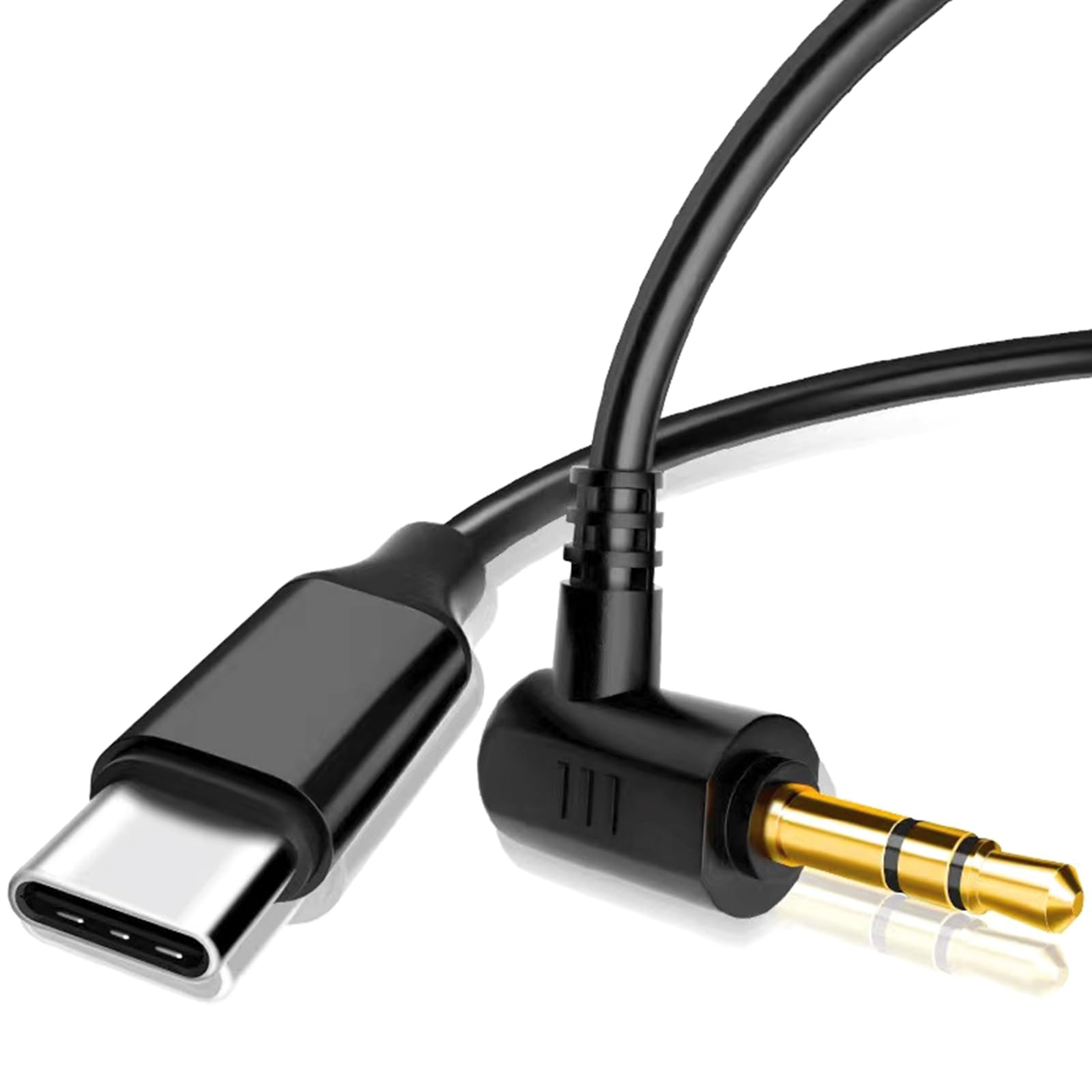 Amazon | Paopaoldm 20cm/7.87インチ USB C - 3.5mm AUXケーブル