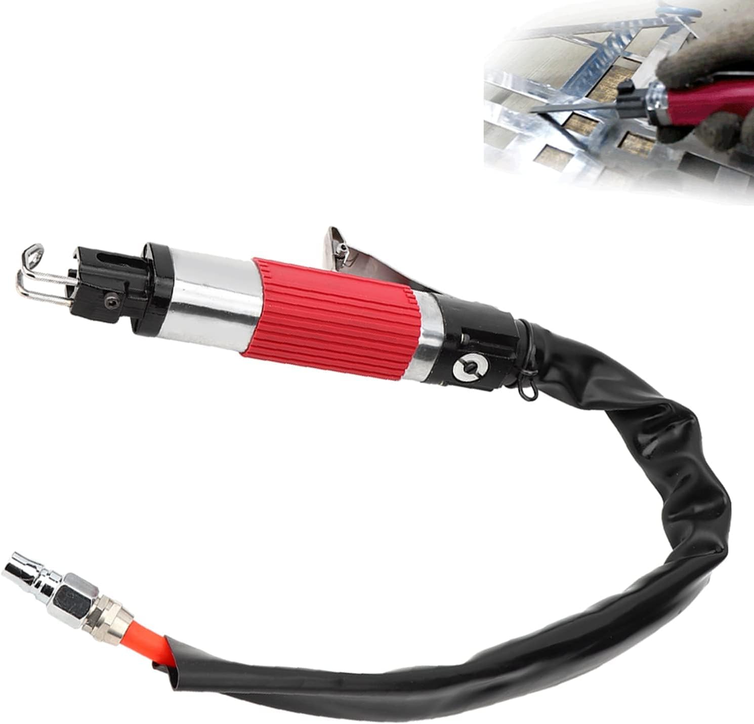 Pneumatic File Air Saw Silent Hose Set Metal Sawing Bar Cutting DR AF10S Efficient Lightweight Tool for Grinding