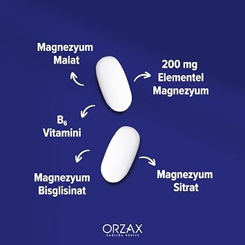 Ocean ExtraMag Üçlü Magnezyum Kombinasyonu 120 Tablet