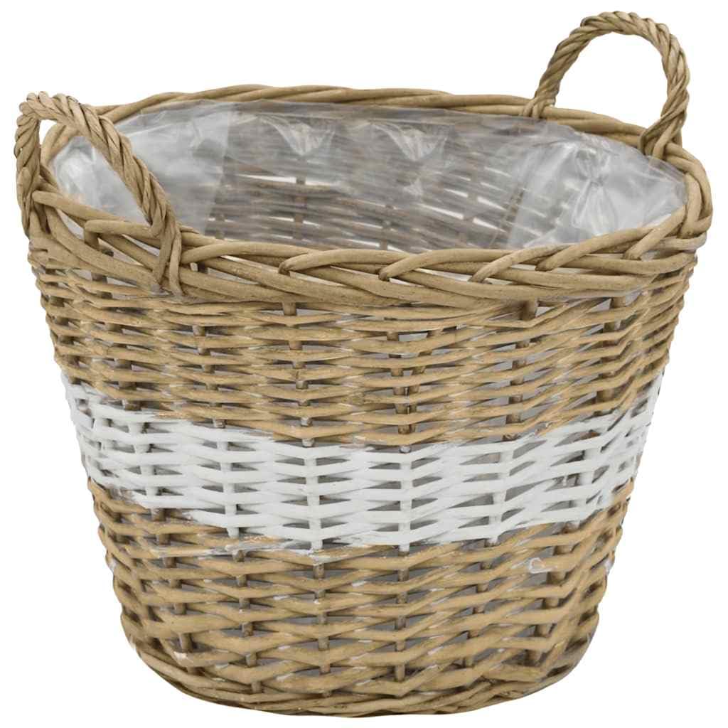 Lits surélevés 4 pcs Osier avec Doublure en PE,Maison & Jardin,Pelouses & Jardins,Jardinage,Pots & Cache-Pots,4.6 kg-246830