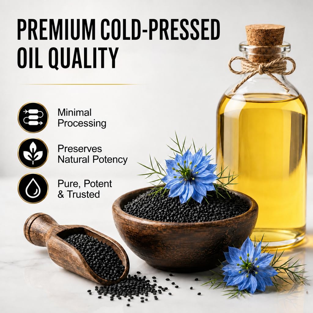 Ethiopian Black Seed Oil Softgels, 120 Count, 1000mg Cold Pressed — Amazon image 4