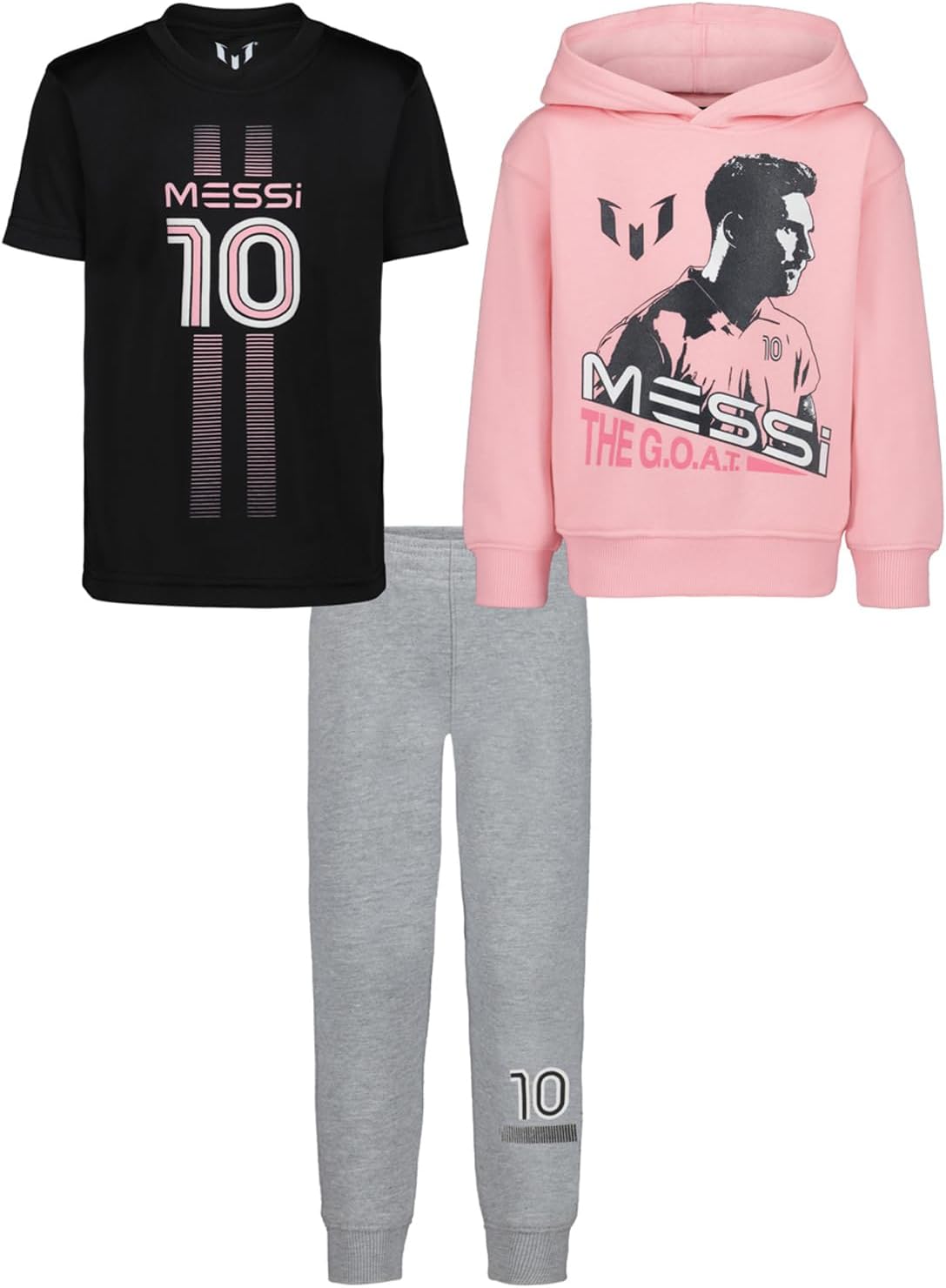 Messi boys Lifestyle 3-piece Set, Jersey Set With Comfortable Tops & Pant - Image 5