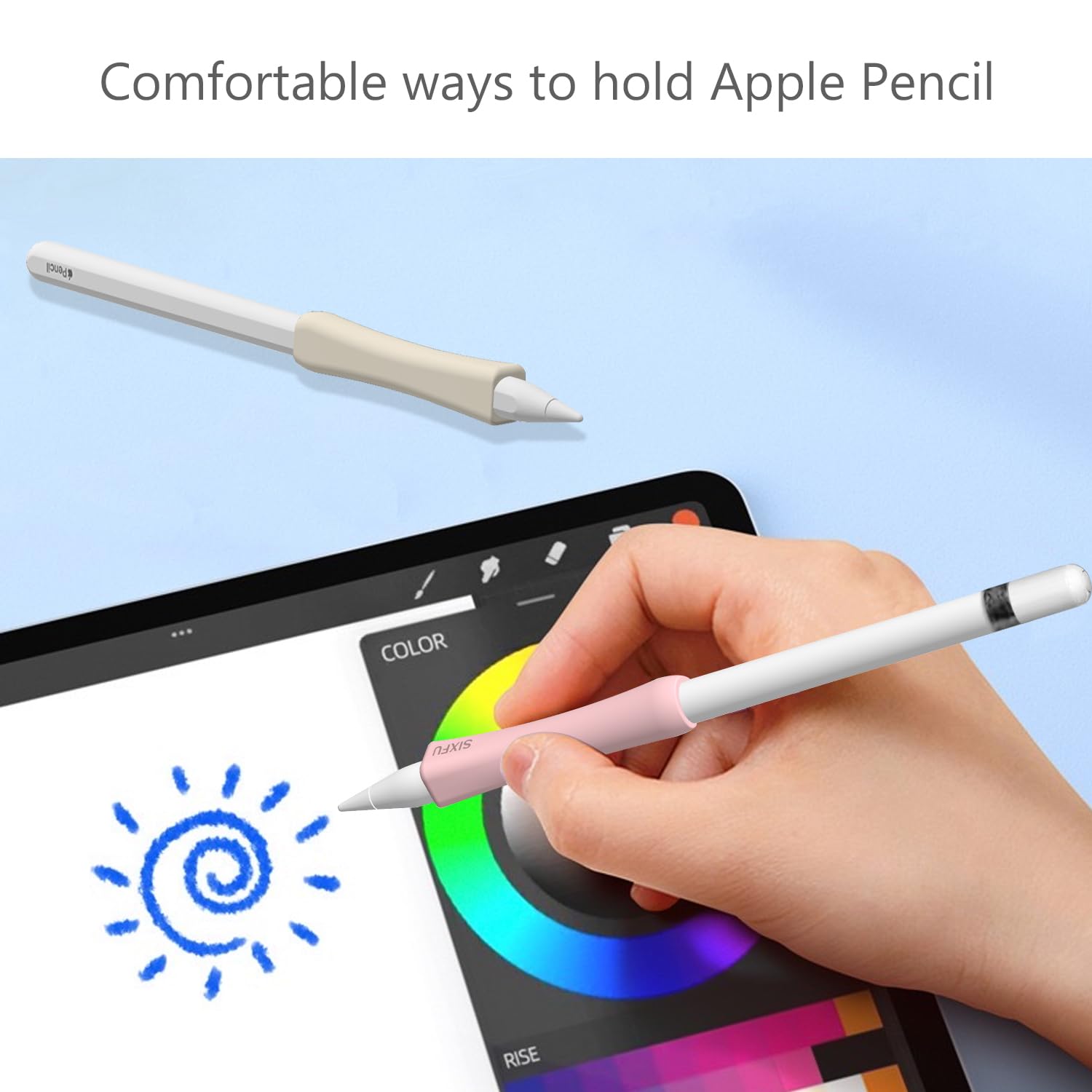 Apple Pencil Pro + SIXFUグリップ Amazon.co.jp: SIXFUグリップ Apple Pencil Pro / 第2世代/ USB-C対応