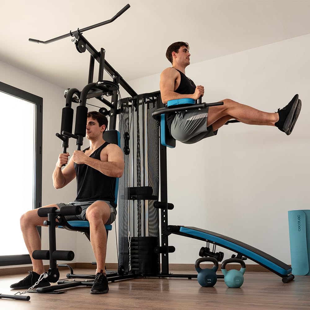 Stazione Fitness Cecotec Drumfit Homegym - Attrezzo Allenamento Full-Body Con Pesi Fino A 65 Kg - Foto 4