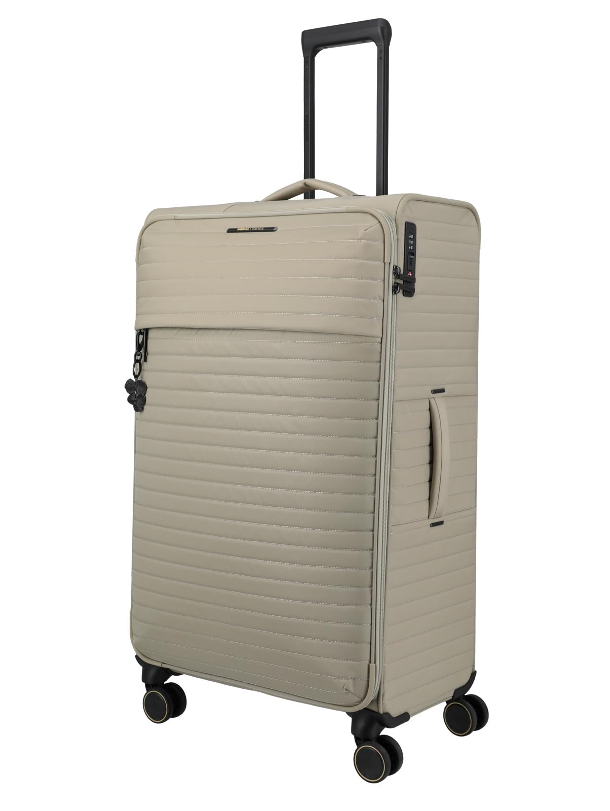 Travelite Barbara STEPP walizka z miękkiej obudowy, rozmiar L, z zamkiem TSA, 4 podwójne kółka, duża walizka podróżna z nylonu, 47 x 80 x 30 cm, 3,5 kg, 88 l
