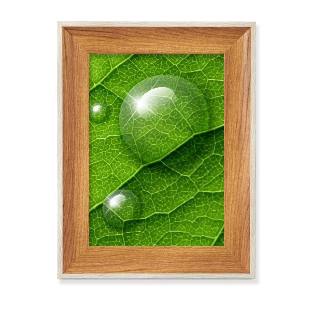 Cadre de photo en bois de bureau haut de gamme peinture plantes vertes