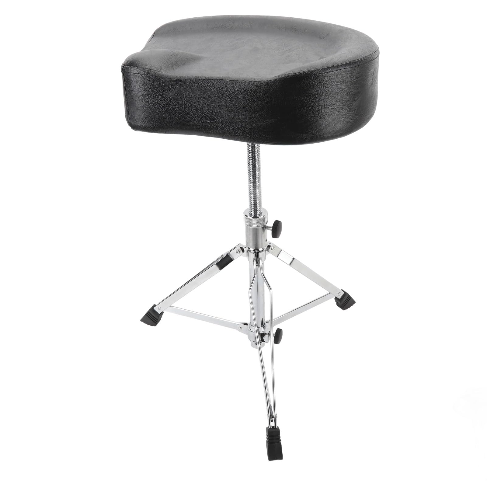 Zerodis Cómodo Taburete para Batería, Asiento Hidráulico Ajustable, Trono de Batería Ergonómico para Bateristas Principiantes Adultos, Base Antideslizante Que Soporta 330 Libras