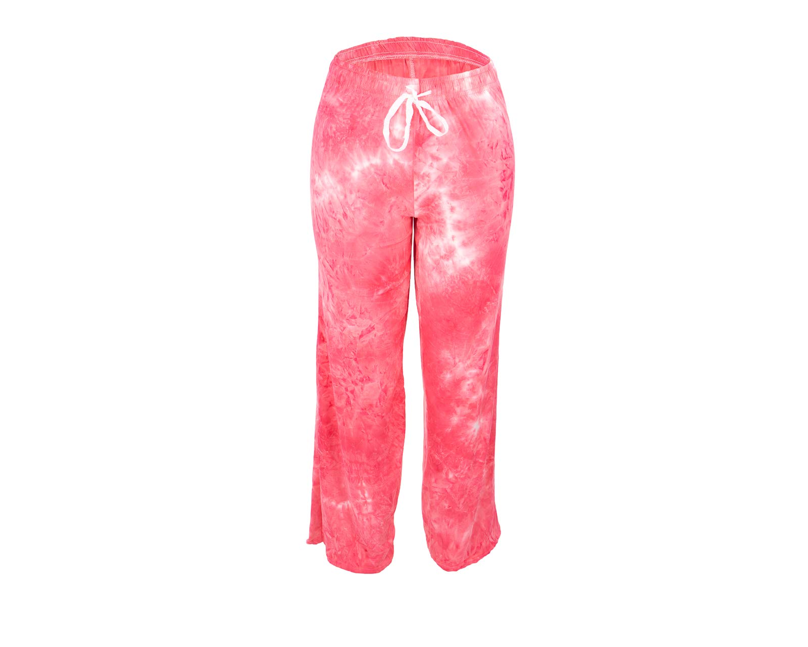 Hello Mello Dyes The Limit Lounge Pants Soft Pajama Tie Dye Bottoms Elastic Waistband Drawstring Tie