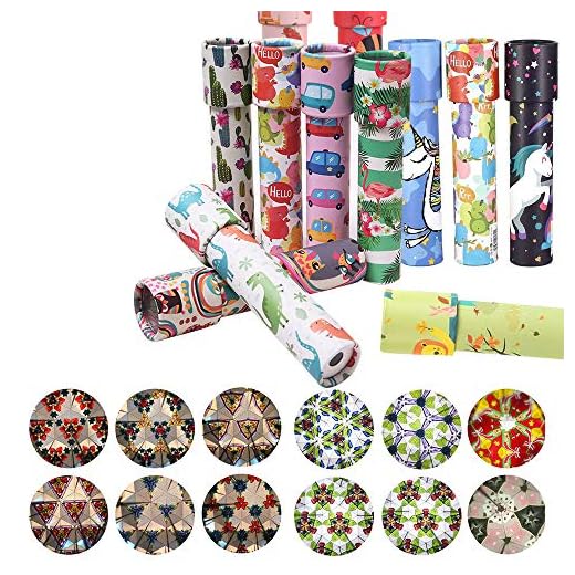 HAPTIME Classic Kaleidoscopes Old Fashioned Vintage Toys for Kids, Party Favors Perfect as Stock Stuffers Bag Fillers School Classroom Prizes (Set of 12)