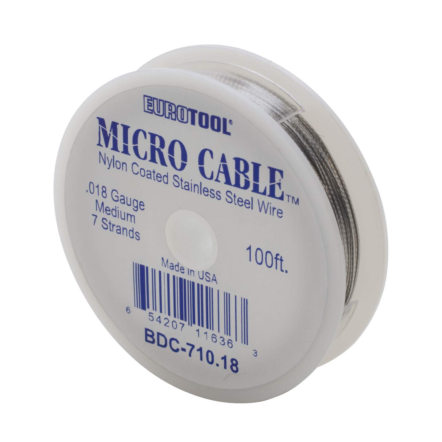 Eurotool Micro Cable 100 ft, 018 M - BDC-710.18