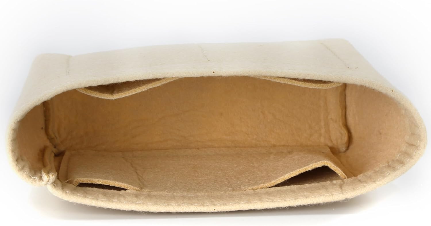 Mini Bag Organizer Fit For MINI Bag Organiser Insert Inner (Beige)