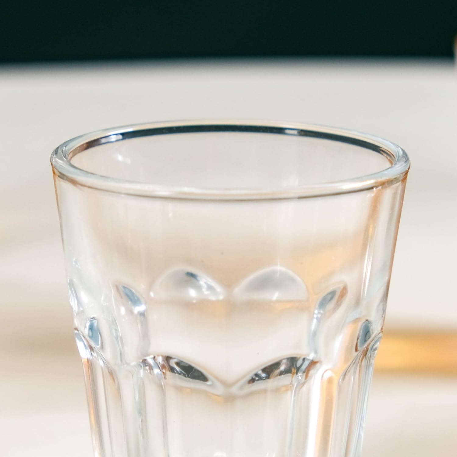 Nestasia Set of 12 Ribbed Shot Glasses | Premium, Chip-Resistant, Food-Safe Glassware for Vodka, Tequila, and Cocktails (50ml) 2