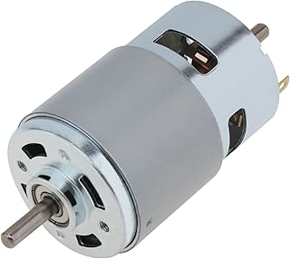 775 DC Motor 12V / 24V 8000-16000RPM Double Output Shaft Micro Motor | High Speed Large Torque Low Noise for Power Tools / DIY Machine with Double Ball Bearing