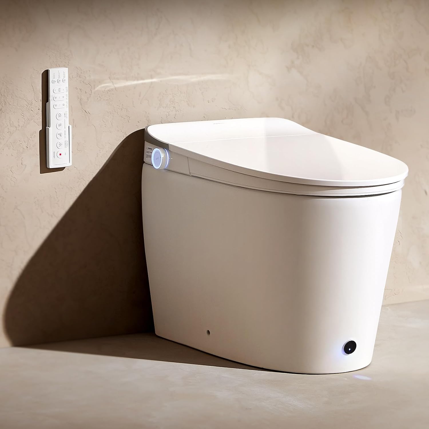 JOMOO Smart Toilet with Built in Bidet, One Piece Bidet Toilet with Heated Seat, Warm Water, Auto Flush, Dryer, Auto Open/Close Lid, Built in Toilet with Bidet, 12" Elongated Smart Toilets