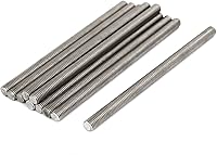 Vista 21 de uxcell M3 x 2.362 in 0.020 in Pitch 304 Varillas totalmente roscadas de acero inoxidable barra 10 piezas