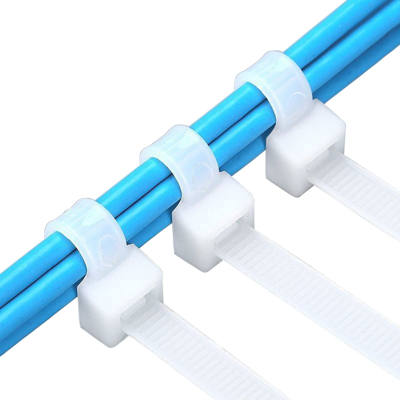 Fascette Elettricista Bianche 1000 Fascette Elettricista Nylon 250mm - Bianche Per Cablaggi E Giardinaggio Fascette Nylon 250mm - Foto 3