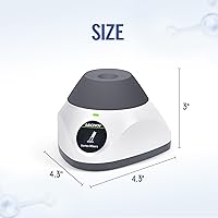 Vista 5 de MINI Vortex Mixer 3500RPM Touch Function Lab Vortex Paint Mixer Mix Up to 50ML 4.5mm Orbital Diameter for Nail Polish Inks Eyelash Adhesives Acylic