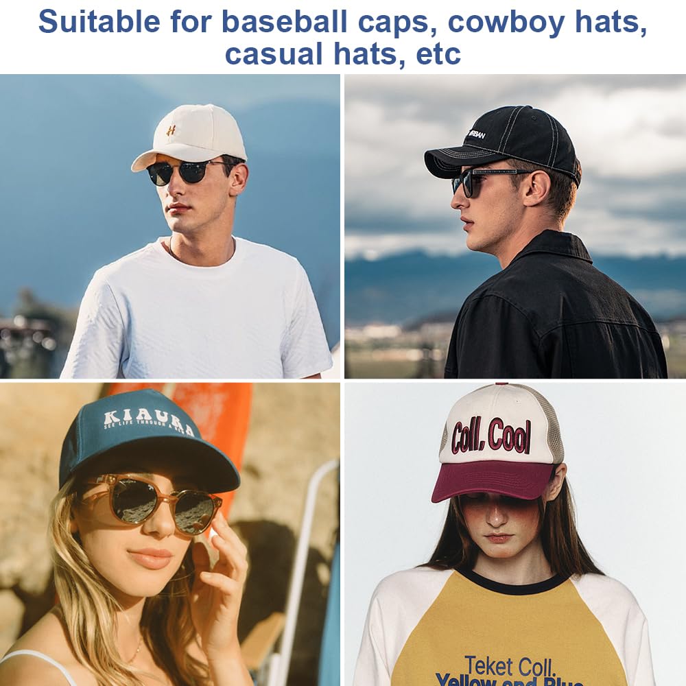 Soporte Interior para Gorra de Béisbol, Formador de Insertos para Gorras, Blanco