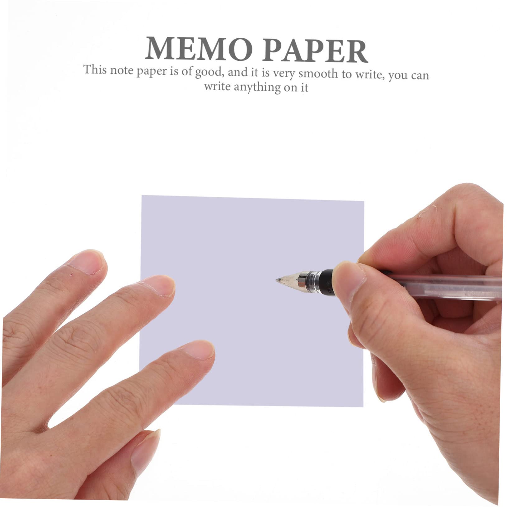 jojofuny 5 Boîtes Bloc Notes Pratique avec Boîte Transparente Papier à Message Non Adhésif pour Bureau et