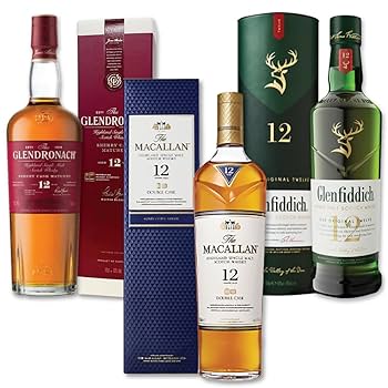 【人気】マッカラン飲み比べ4本セット Amazon.co.jp: シングルモルト スコッチウイスキー 12年 銘柄